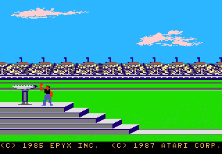 Summer Games title screen for Atari 7800